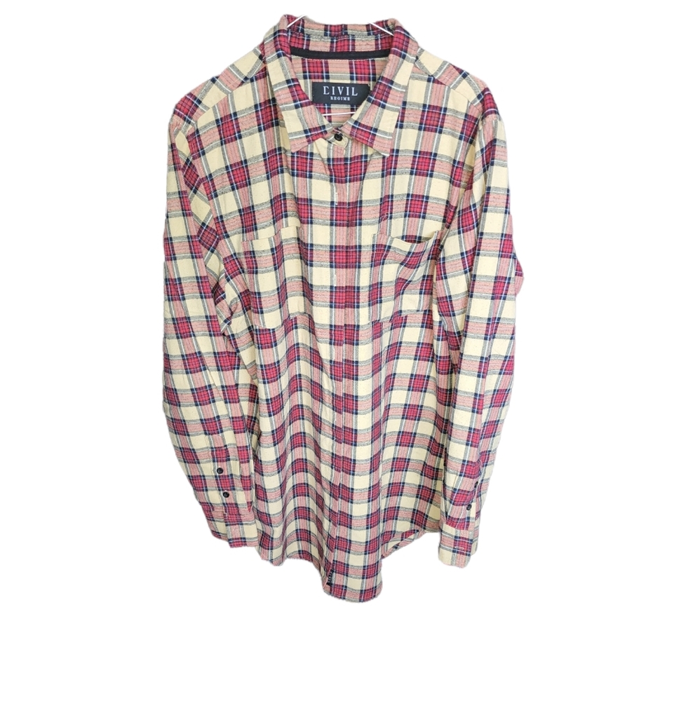 Civil Regime Button Down - Yellow